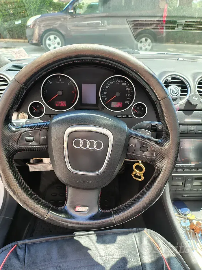 Usata Audi A4 Cabriolet S-Line 2007 Bianco Cabrio