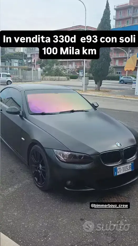 Usata BMW 330 Cabriolet M Sport 231 CV (169 kW) 2008 Nero Cabrio