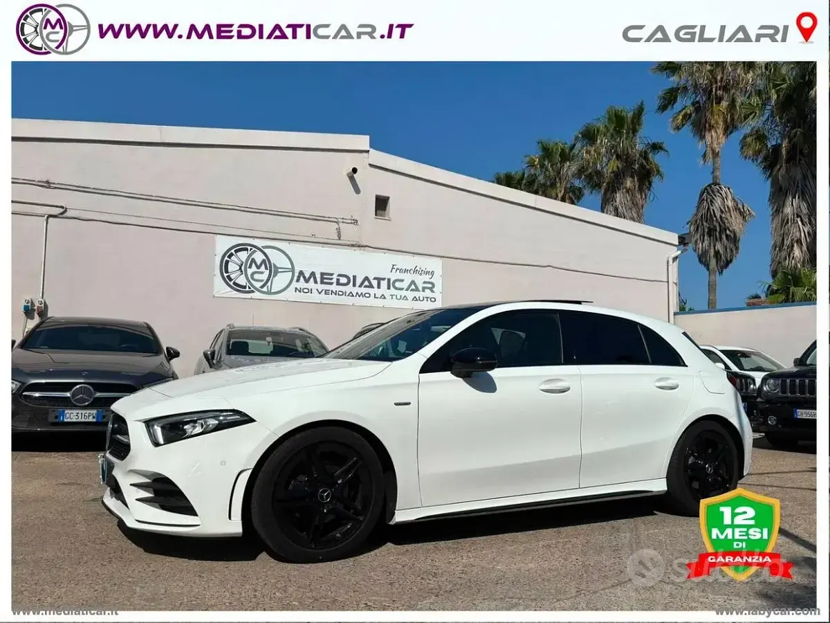 Usata Mercedes A200 Premium 163 CV (119 kW) 2021 Bianco Berlina