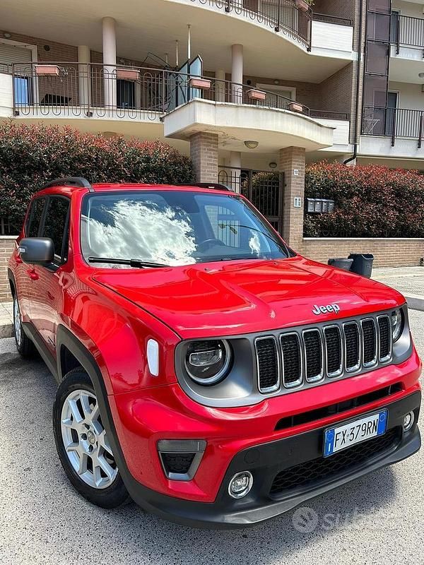 Usata Jeep Renegade 150 CV (110 kW) 2019 Rosso SUV