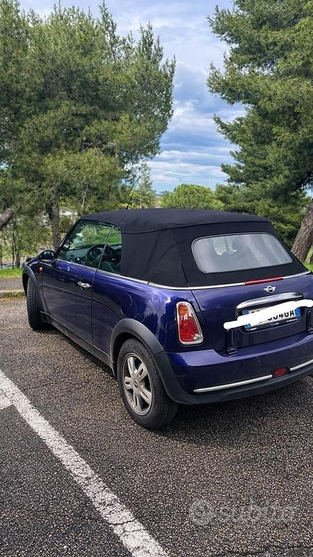 Usata Mini One Cabriolet 90 CV (66 kW) 2004 Blu Cabrio