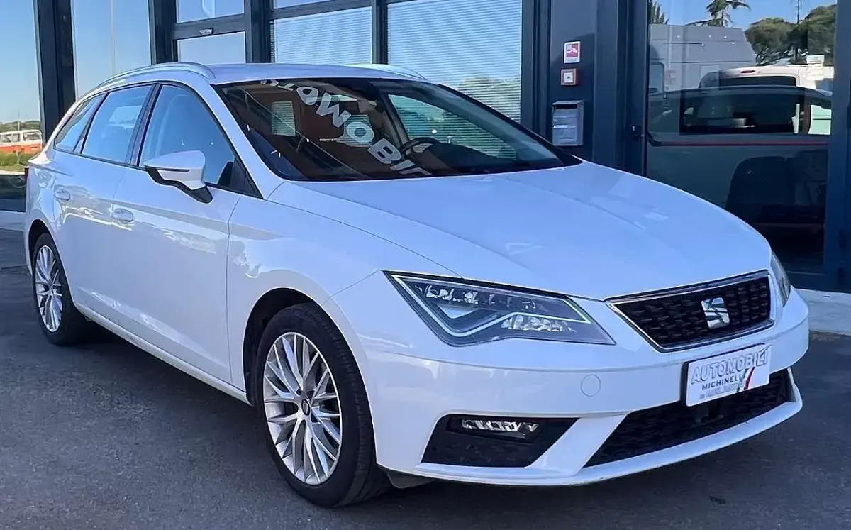 Usata Seat Leon 116 CV (85 kW) 2020 Bianco Station wagon