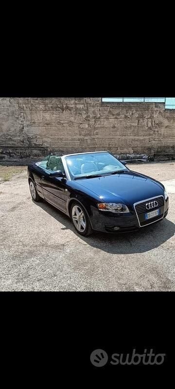 Usata Audi A4 Cabriolet 150 CV (110 kW) 2006 Blu Cabrio