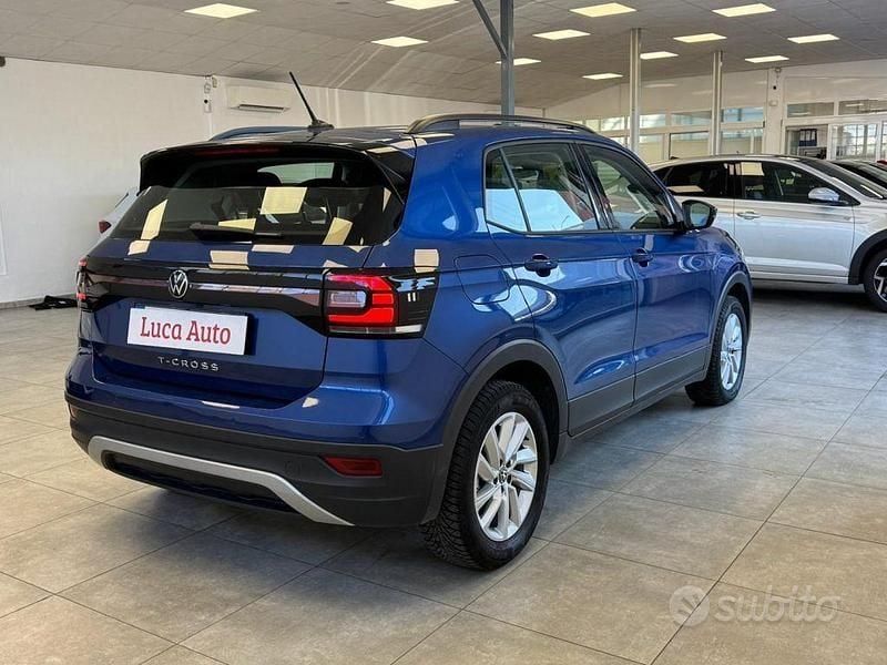 Usata VW T-Cross 110 CV (80 kW) 2023 Blu SUV