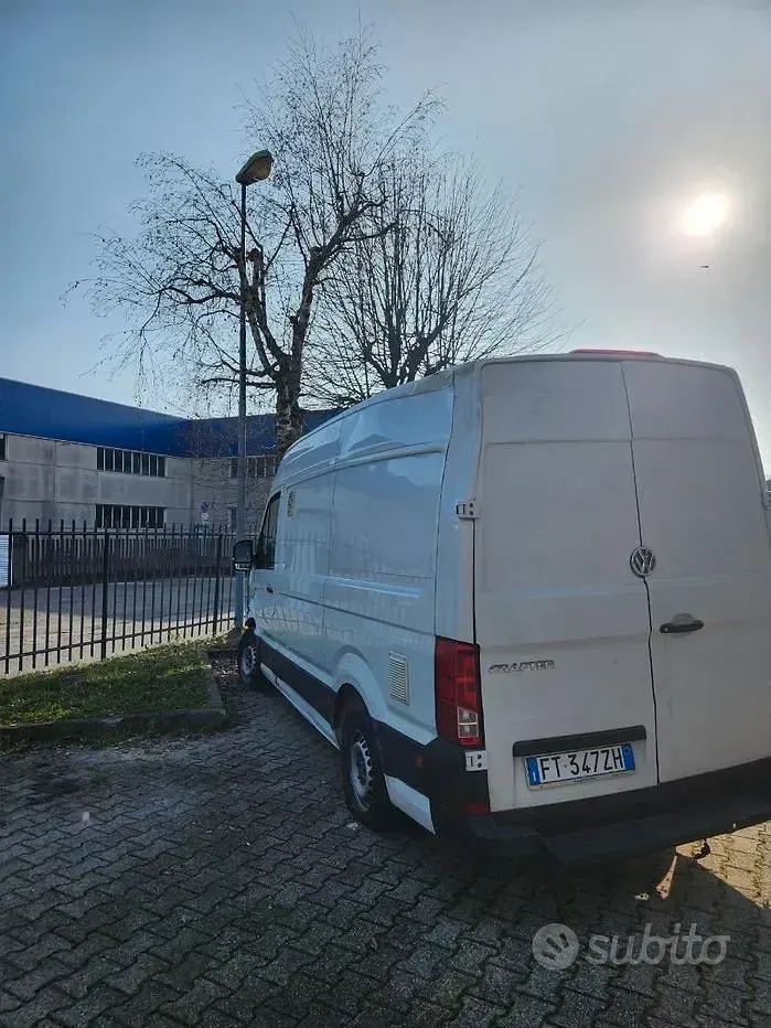 Usata VW Crafter 140 CV (102 kW) 2019 Bianco Furgone