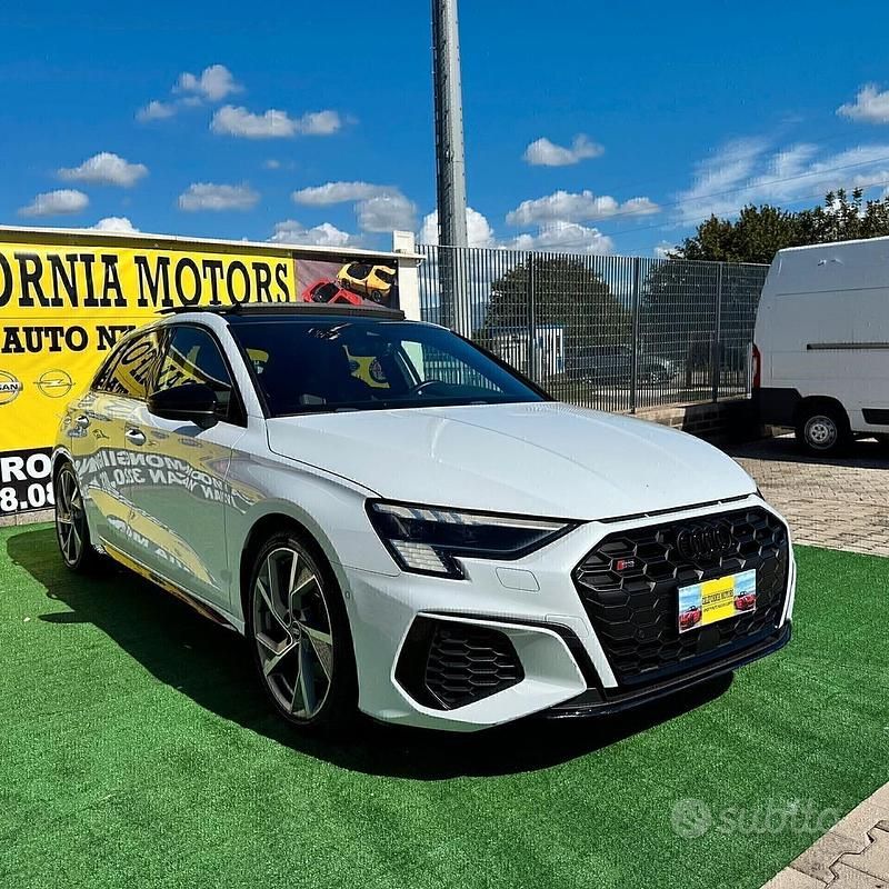 Usata Audi S3 310 CV (228 kW) 2021 Bianco Berlina