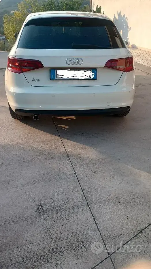 Usata Audi A3 105 CV (77 kW) 2015 Bianco Utilitaria