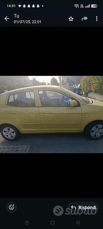 Usata Kia Picanto 2005 Giallo Utilitaria