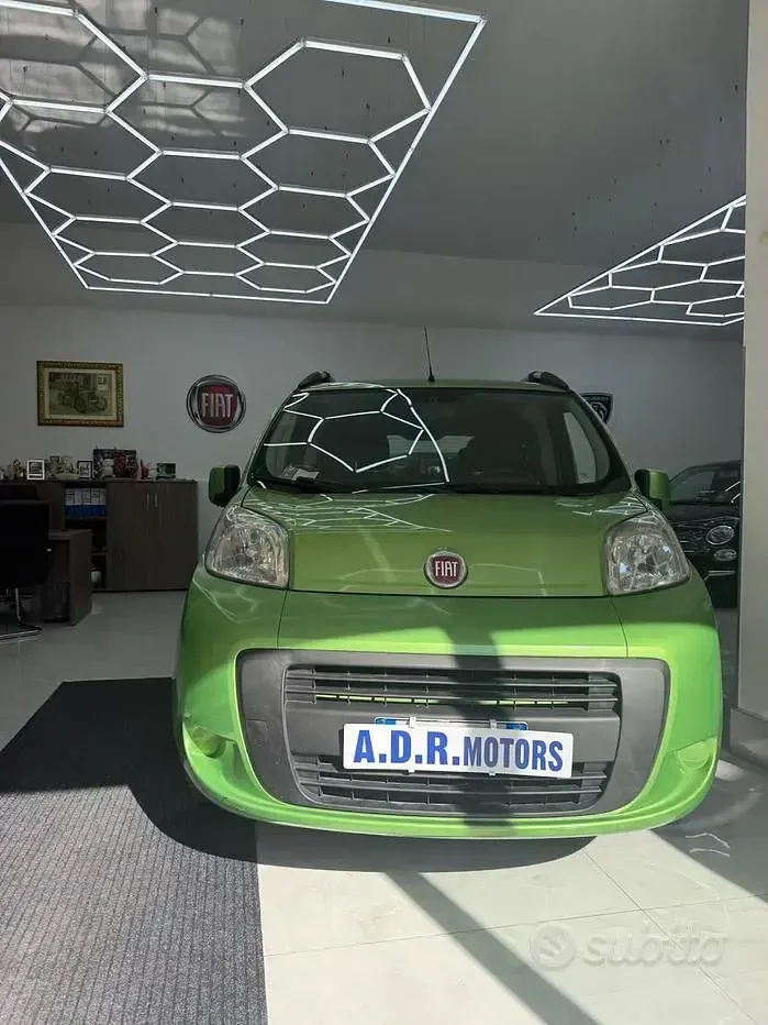 Usata Fiat Qubo Active 70 CV (51 kW) 2015 Verde Monovolume