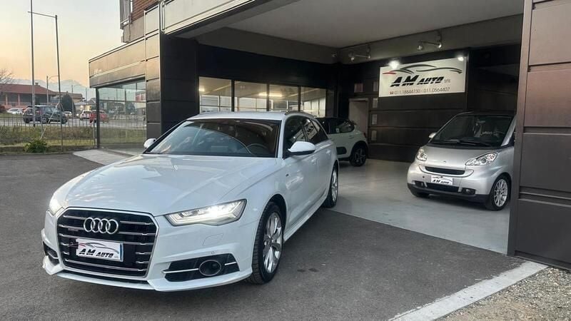 Usata Audi A6 190 CV (139 kW) 2018 Bianco metallizzato Station wagon