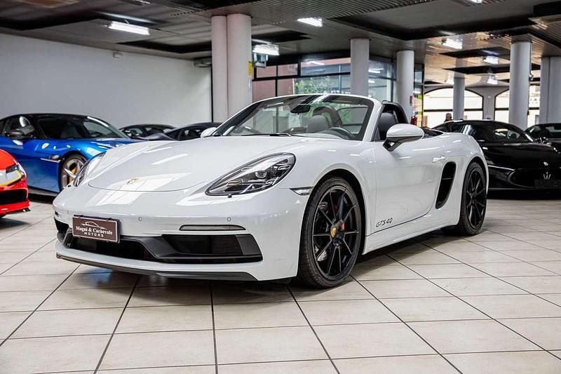 Usata Porsche 718 Boxster GTS Sport 400 CV (294 kW) 2021 Bianco carrara Cabrio