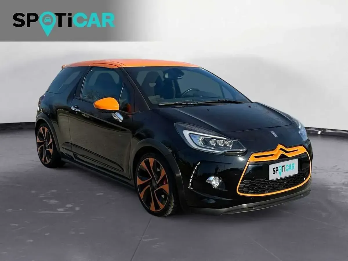 Usata Citroën DS3 207 CV (152 kW) 2015 Nero / arancione Coupé