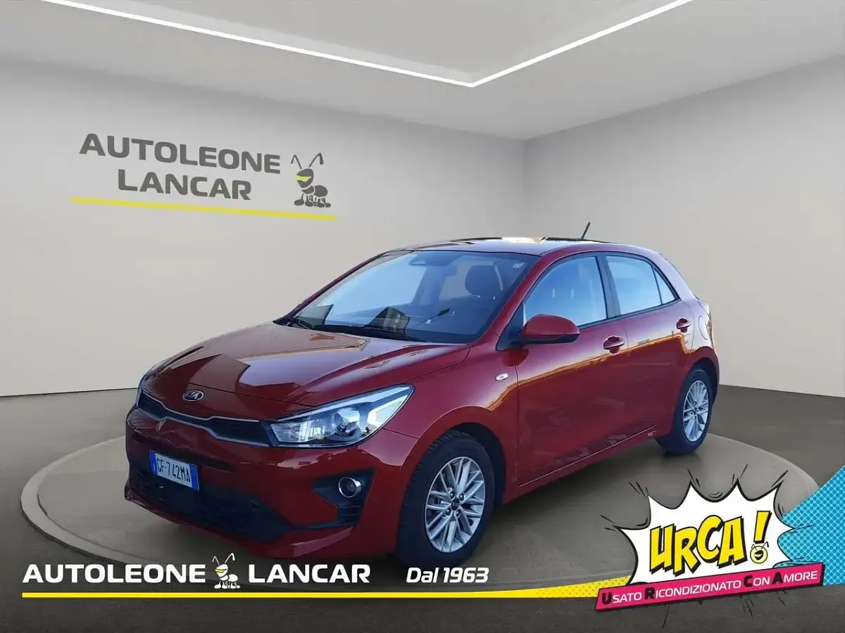 Usata Kia Rio Comfort 83 CV (61 kW) 2021 Rosso Berlina
