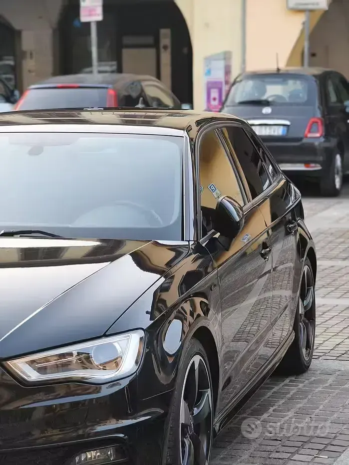 Usata Audi A3 S-Line 184 CV (135 kW) 2014 Nero Berlina