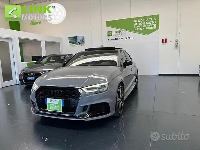 Usata Audi RS3 Comfort 400 CV (294 kW) 2018 Grigio Berlina
