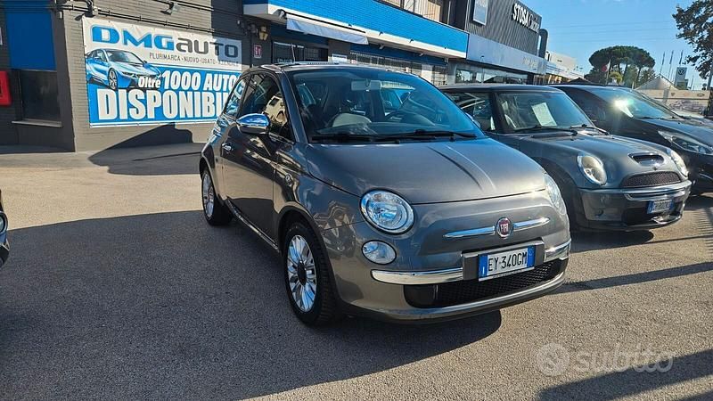 Usata Fiat 500 Lounge 69 CV (50 kW) 2015 Gray Berlina