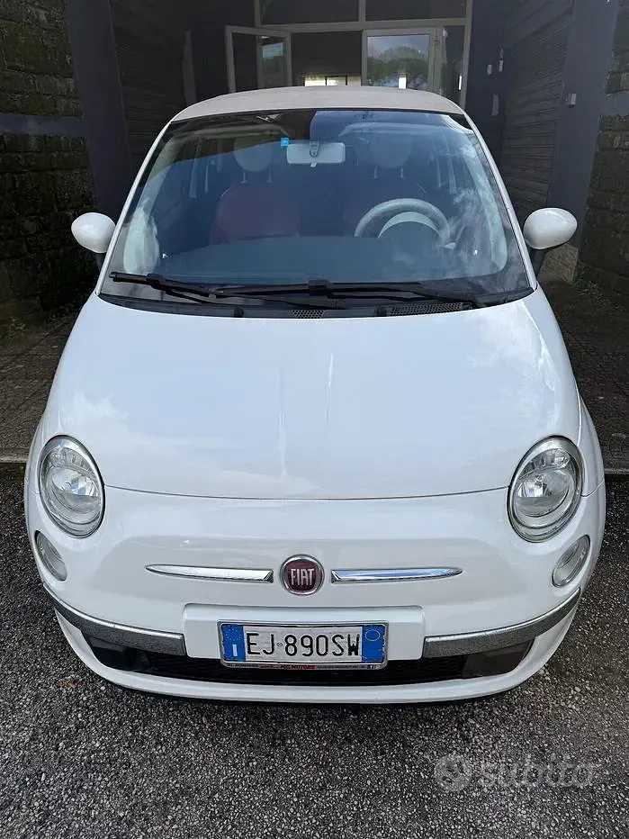 Usata Fiat 500C Lounge 69 CV (50 kW) 2011 Bianco Cabrio
