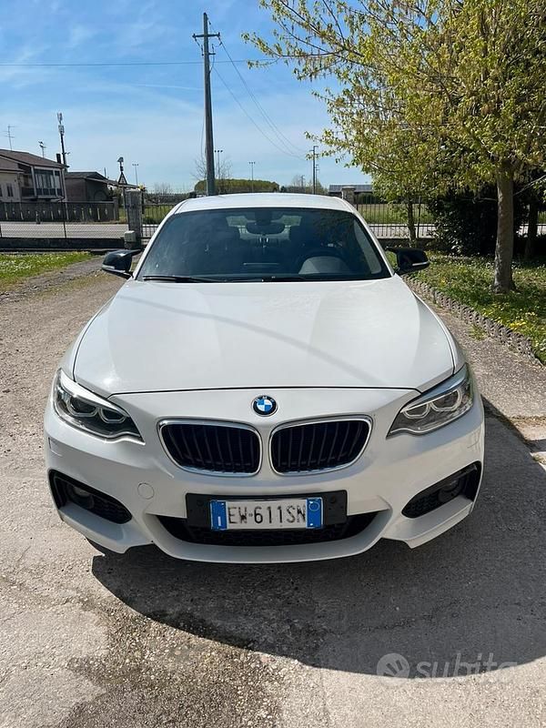 Usata BMW 218 M Sport 143 CV (105 kW) 2014 Bianco Coupé