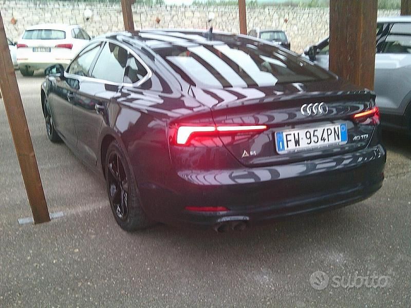 Usata Audi A5 190 CV (139 kW) 2019 Nero Coupé