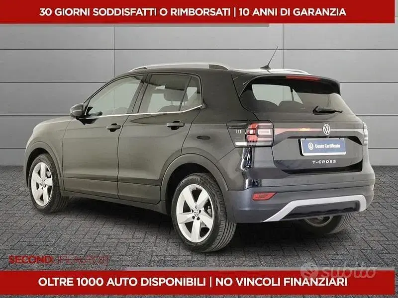 Usata VW T-Cross Advance 110 CV (80 kW) 2023 Nero SUV