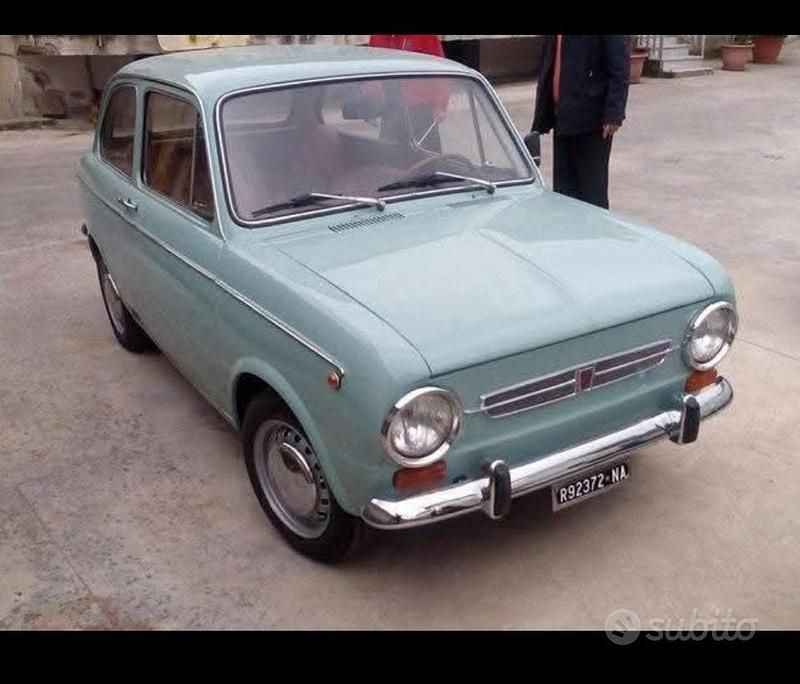 Usata Fiat 850 1960 Verde Utilitaria