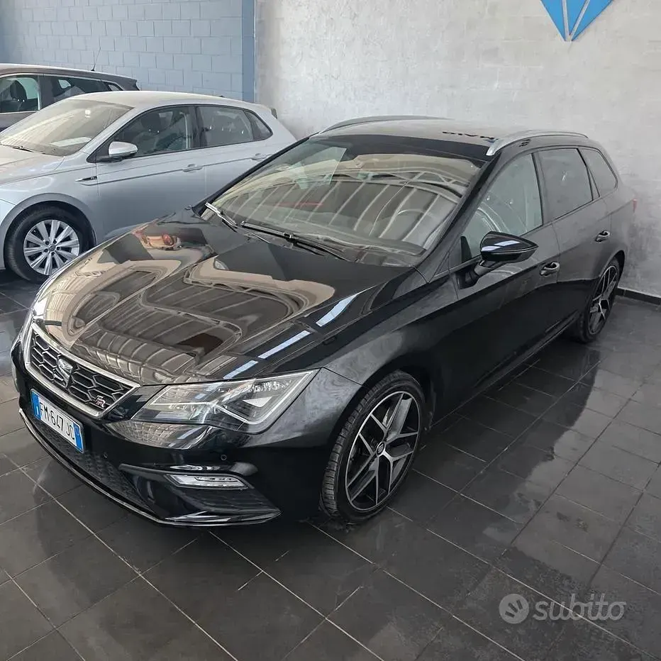 Usata Seat Leon ST FR 150 CV (110 kW) 2017 Nero Station wagon