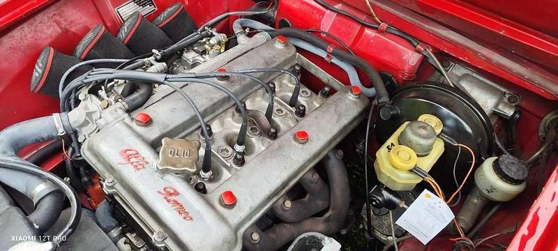 Usata Alfa Romeo Giulia 103 CV (75 kW) 1977 Rosso Berlina