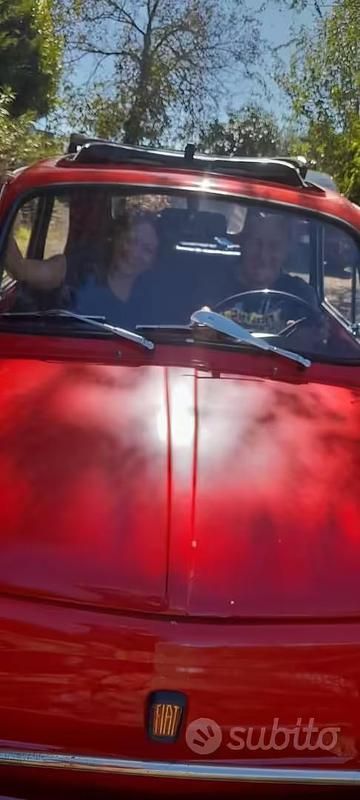 Usata Fiat 500 1970 Rosso Utilitaria