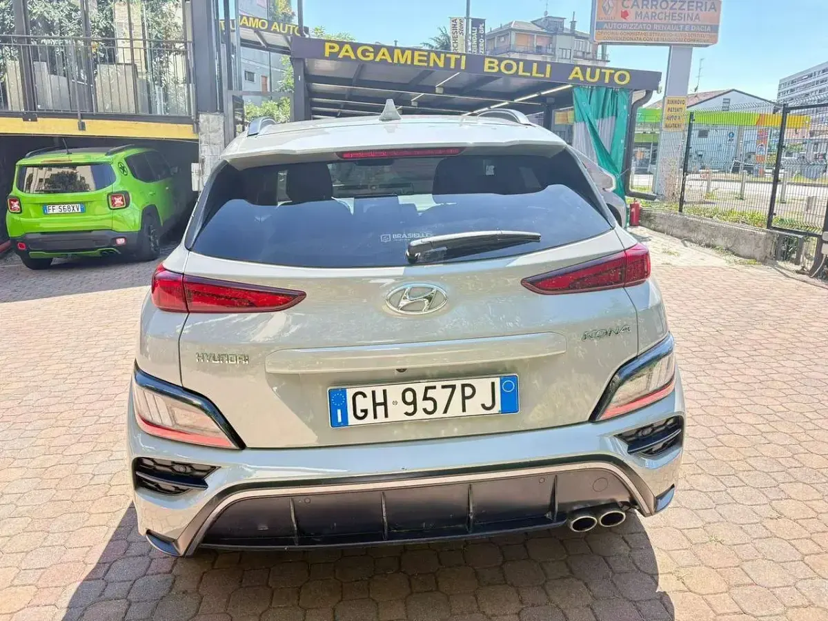 Usata Hyundai Kona N Line 120 CV (88 kW) 2021 Grigio SUV
