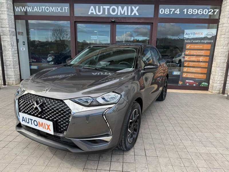 Usata DS Automobiles DS3 Crossback So Chic 101 CV (74 kW) 2020 Grigio SUV