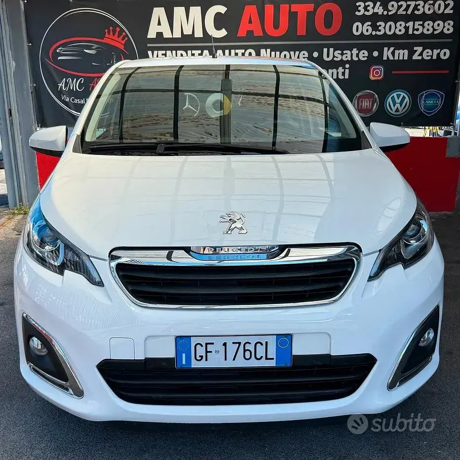 Usata Peugeot 108 Allure 72 CV (52 kW) 2021 Bianco Berlina