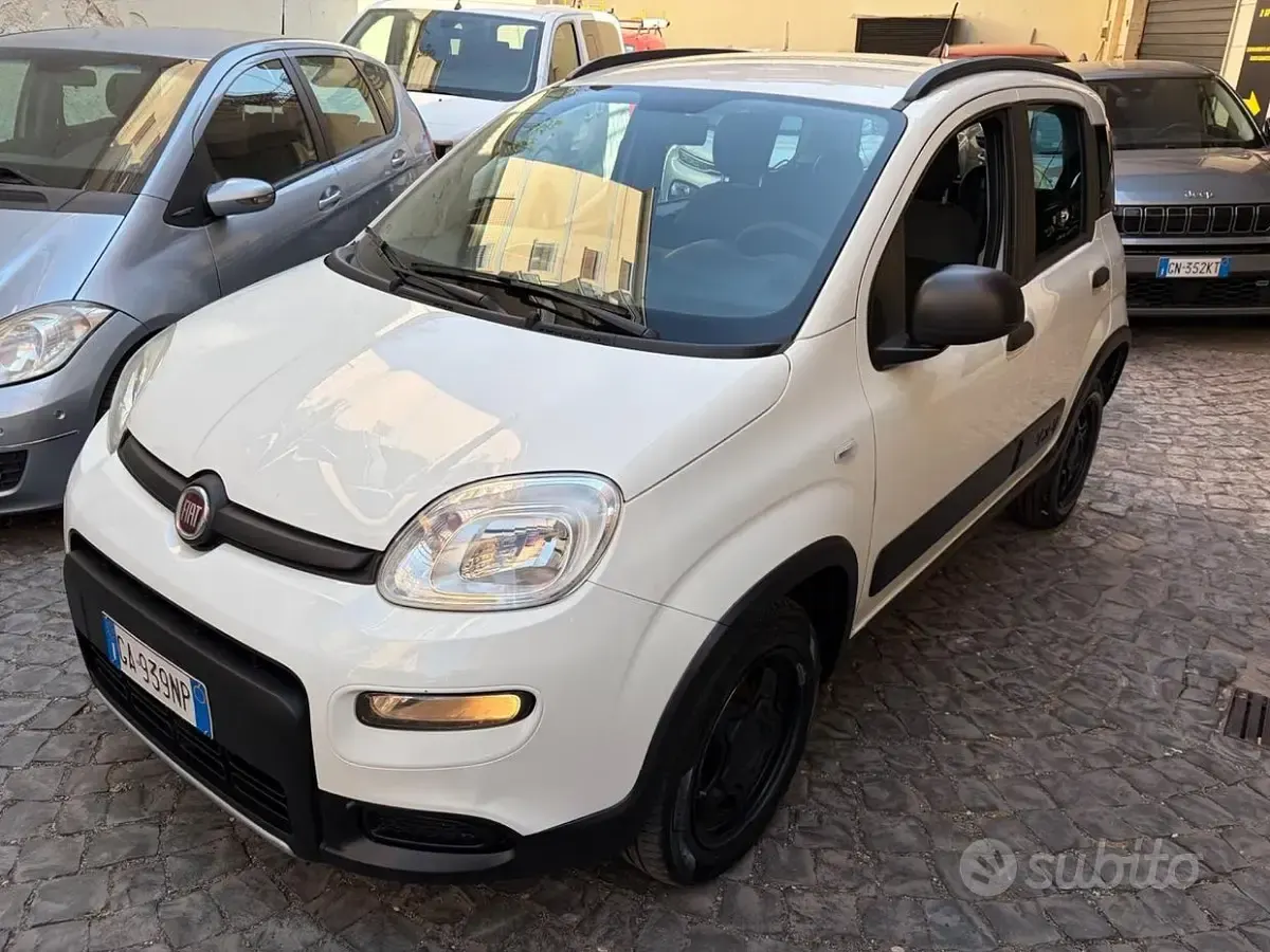 Usata Fiat Panda 4x4 S 85 CV (62 kW) 2020 Bianco Utilitaria