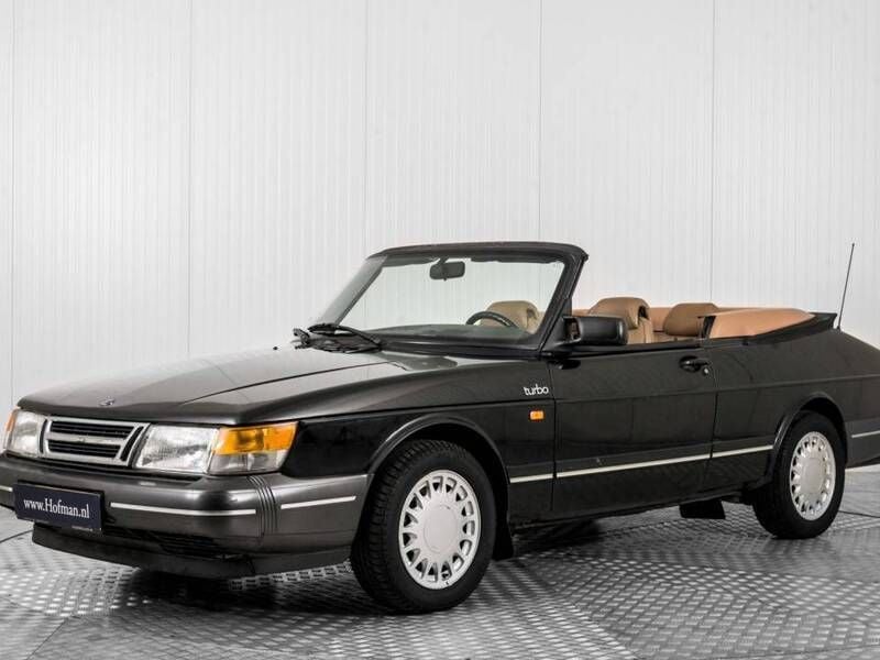 Nero Usata 1990 Saab 900 Cabriolet Cabrio | 13.900 € - Immagine 1/4