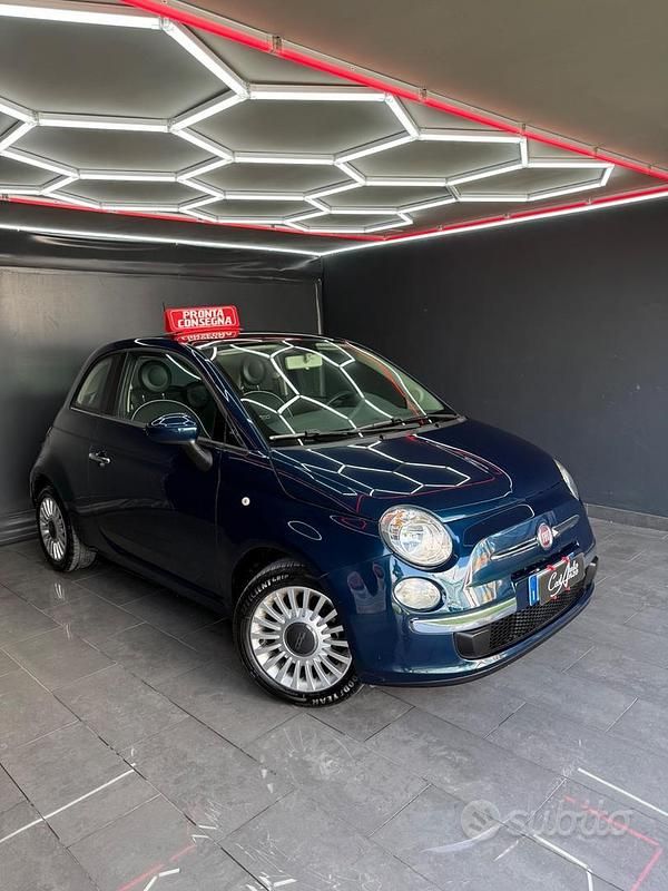 Usata Fiat 500 Lounge 69 CV (50 kW) 2014 Blu Berlina