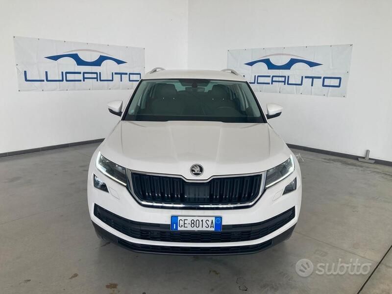 Bianco pastello Usata 2021 Skoda Kodiaq Style SUV | 25.900 € (Buon prezzo) - Immagine 1/4