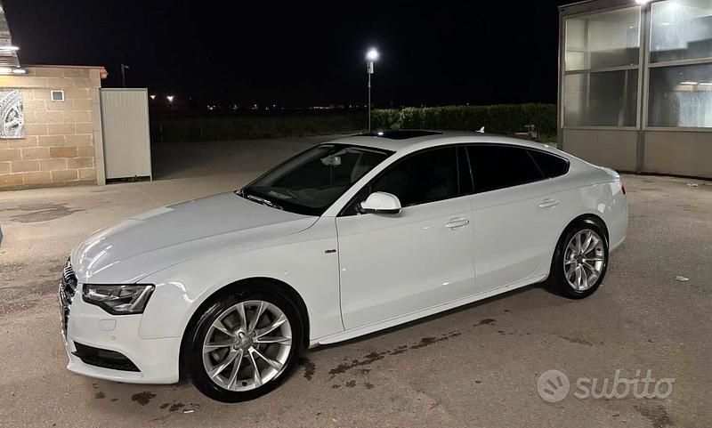 Usata Audi A5 177 CV (130 kW) 2014 Bianco