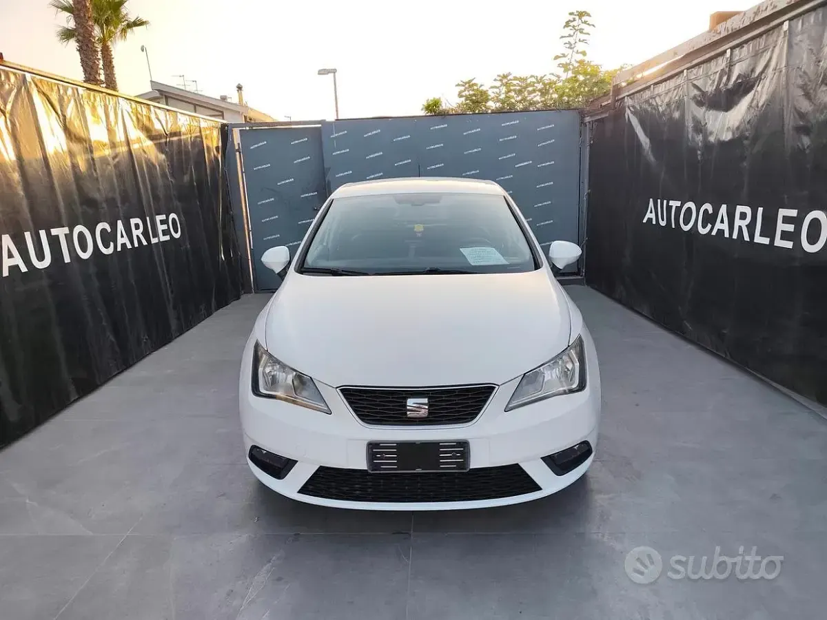 Usata Seat Ibiza 75 CV (55 kW) 2015 Bianco Berlina