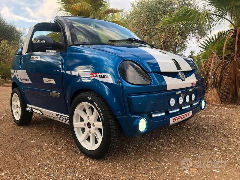 Usata Aixam e-Scouty 2004 Blu Cabrio