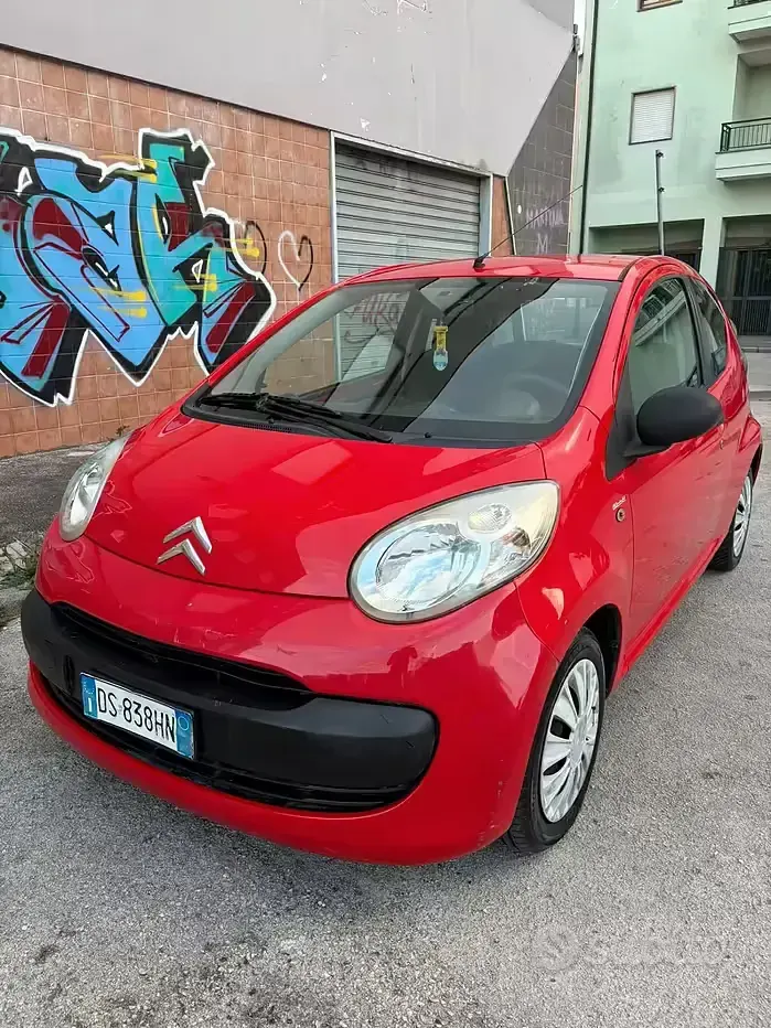 Usata Citroën C1 68 CV (50 kW) 2008 Rosso Utilitaria