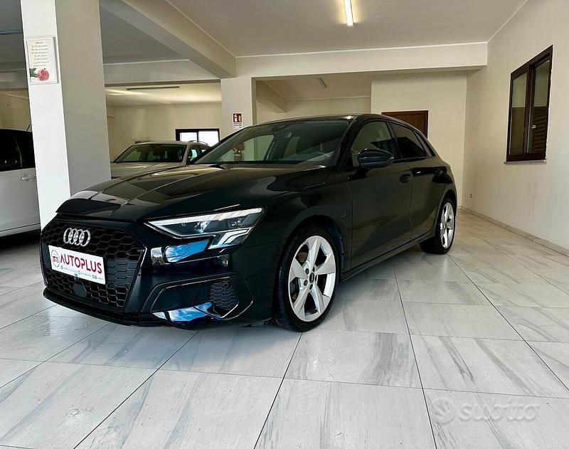 Usata Audi A3 Advanced 150 CV (110 kW) 2022 Nero Berlina