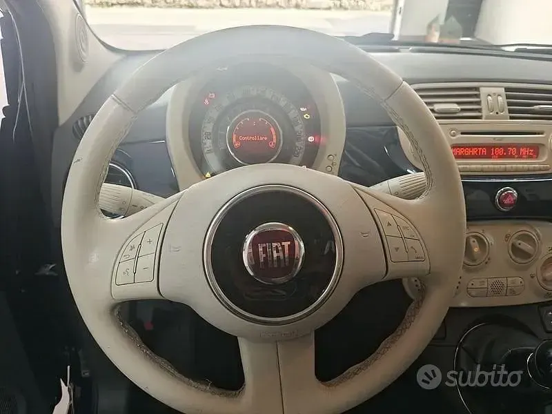 Usata Fiat 500 Lounge 69 CV (50 kW) 2014 Blu Berlina