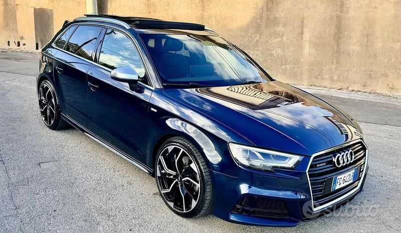 Blu Usata 2017 Audi A3 S-Line Tre volumi | 15.490 € (Buon prezzo) - Immagine 1/4