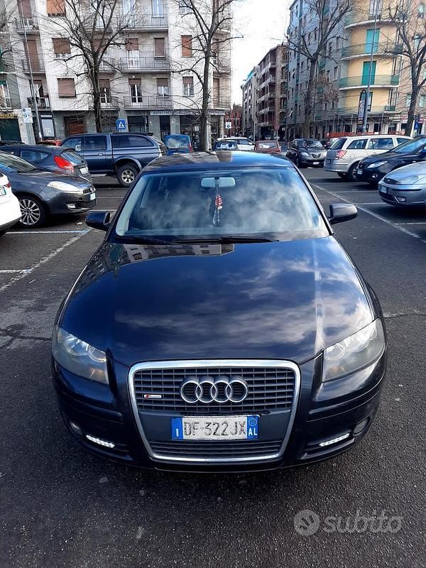 Usata Audi A3 105 CV (77 kW) 2007 Nero Utilitaria