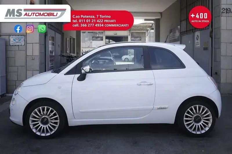 Usata Fiat 500 101 CV (74 kW) 2009 Azzurro Cabrio