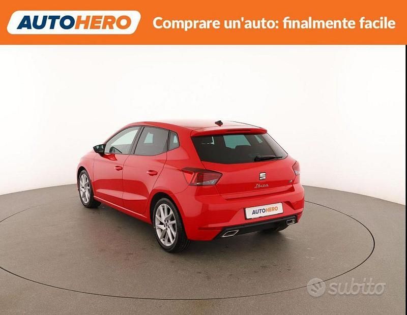 Usata Seat Ibiza FR 150 CV (110 kW) 2023 Rosso Utilitaria