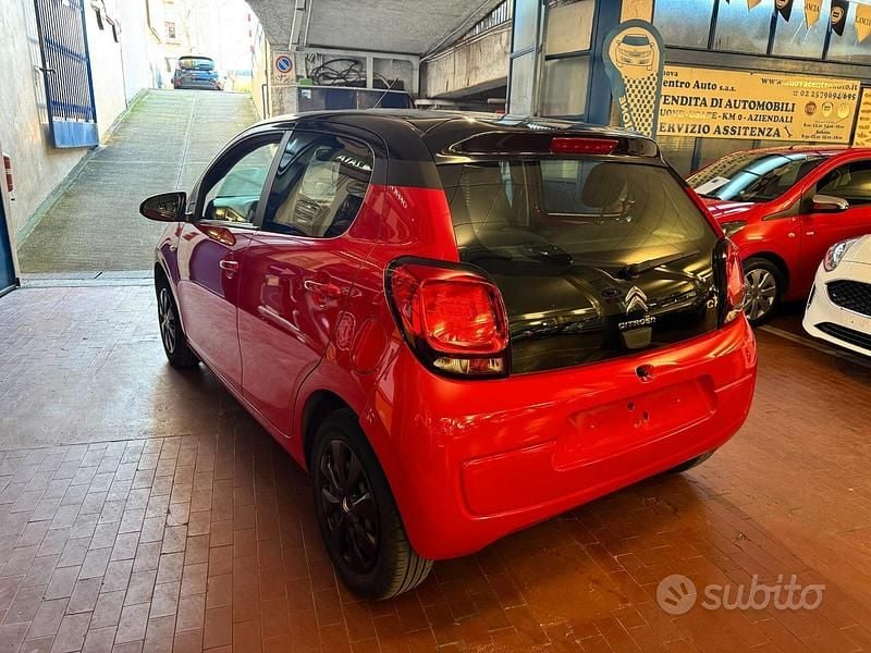 Usata Citroën C1 Feel 70 CV (51 kW) 2018 Rosso Utilitaria