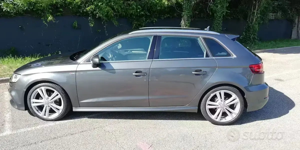 Usata Audi A3 S-Line 150 CV (110 kW) 2016 Grigio Berlina