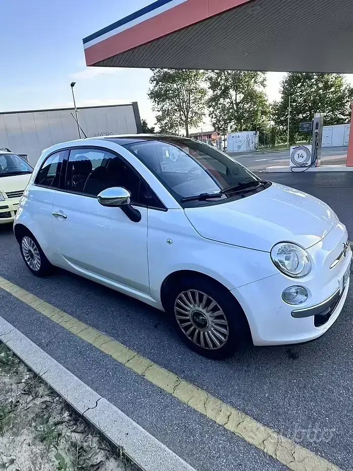 Usata Fiat 500 95 CV (69 kW) 2011 Bianco Berlina