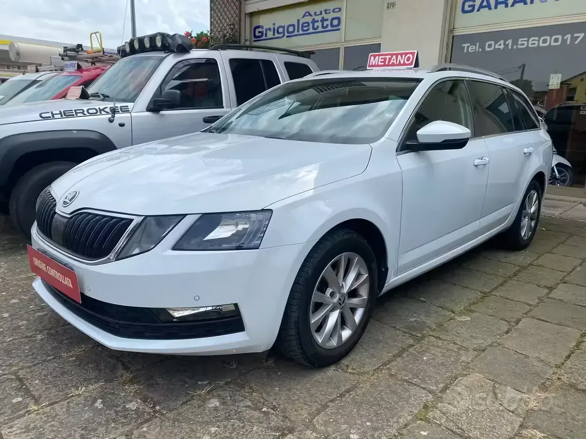 Usado Skoda Octavia G-TEC Style 131 CV (96 kW) 2019 Blanco Familiar
