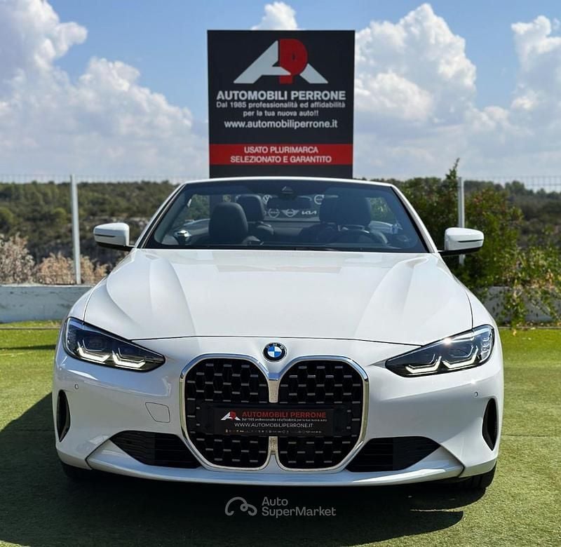 Usata BMW 420 Cabriolet Sport Line 184 CV (135 kW) 2023 Bianco Cabrio